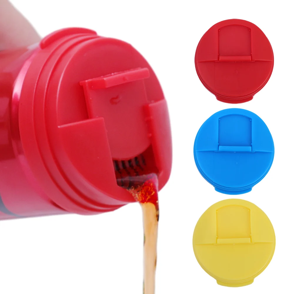 Description Picture 5 of item1/3Pcs Plastic Beverage Can Lids Leak-proof Drinks Protector Multi-color Air-leak Beer Sealing Cap Portable Water Bottle Covers