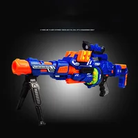 Electric Firearm Soft Bullet Gun Machine Submachine Gun Sniper Child Electric Toy Gun 2