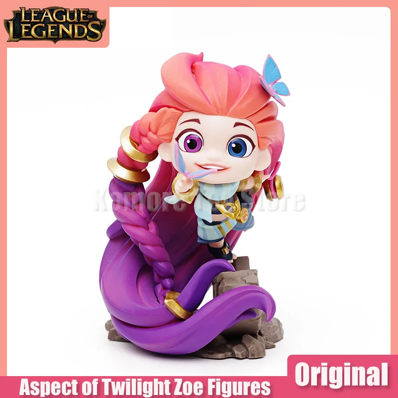 

League Of Legends Anime Game Official Authentic Figure Zoe Action Figurine Periphery Statue Collection Doll Toy For Child Gifts