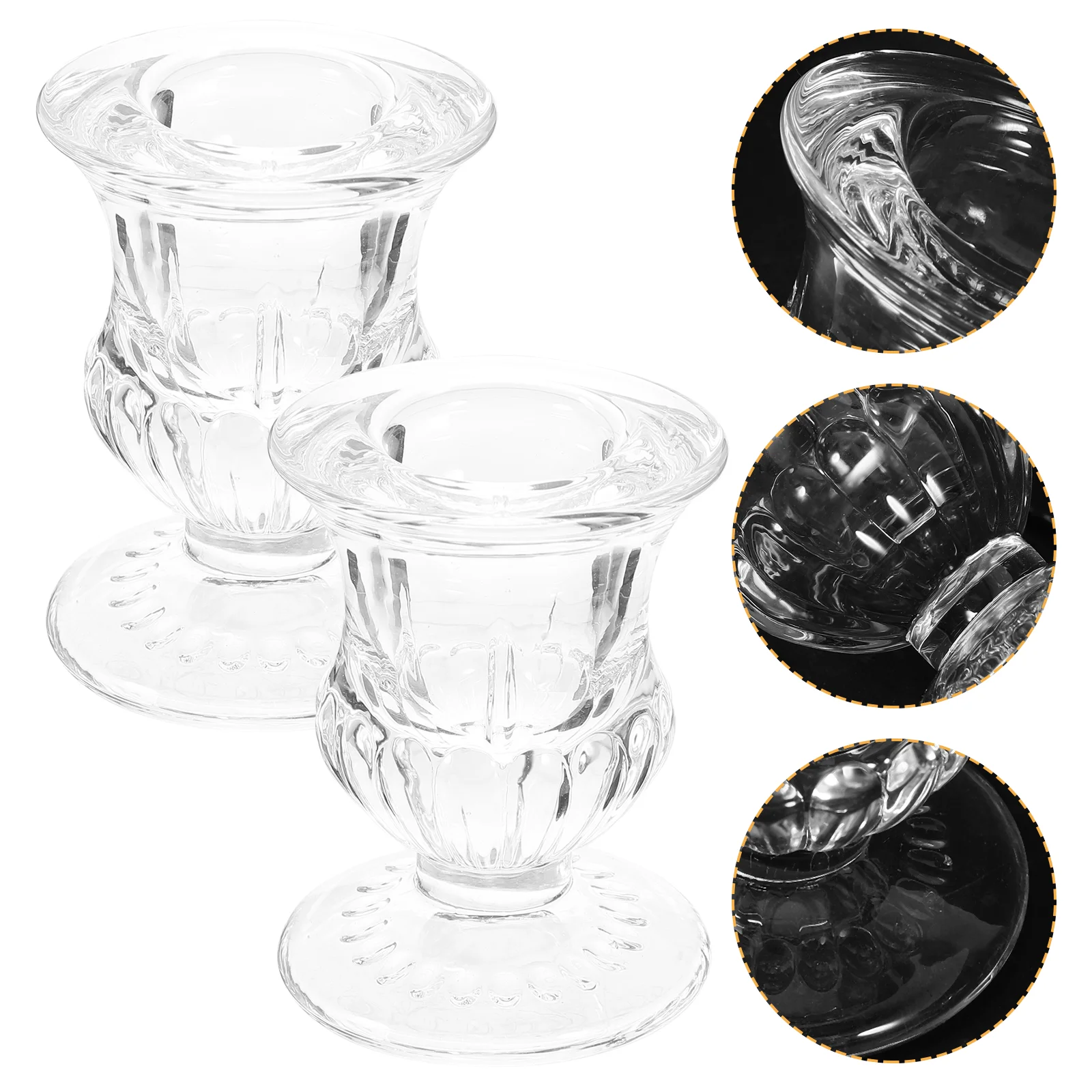 

2 Pcs Eye Cups Washing Glass Bath Water European Style Transparent Travel Patches