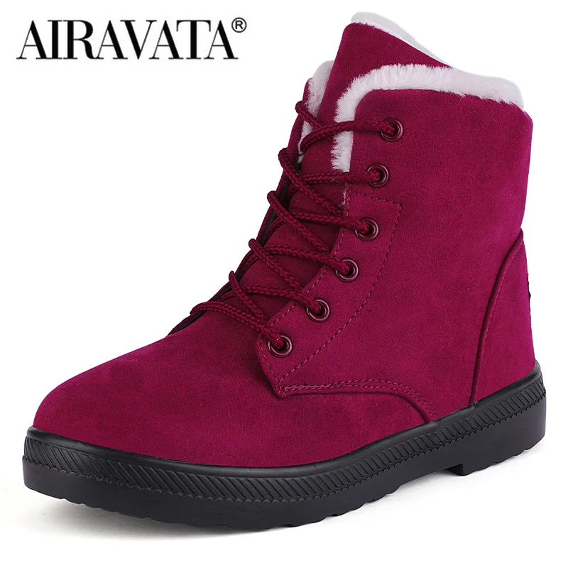 

Women Winter Boots Non-slip Female Ankle Boots Platform Keep Warm Fur Snow Boots Ladies Winter Shoes Free Shipping
