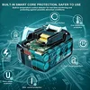 100% Original Makita Rechargeable Battery, Replaceable LED Lithium-ion, 6.0Ah 18V BL1860B BL1860 BL1850 BL1830 BL1815 2