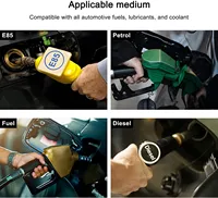 3M 10FT ท่อแข่งรถ AN4-AN12สแตนเลสถัก PTFE ท่อน้ำมันเชื้อเพลิงเย็นท่อรถท่อสีดำเงิน 4