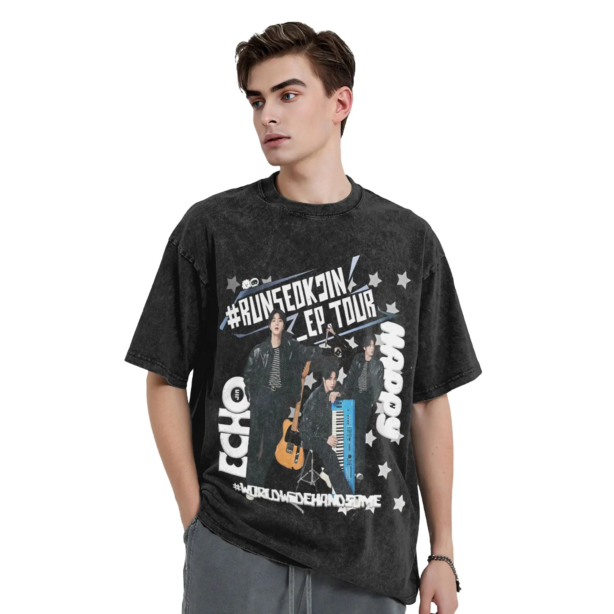 アイドル RUNSEOKJIN in JAPAN S/S T-SHIRT BLACK BTS | [RUNSEOKJIN in JAPAN] S/S T-SHIRT (BLACK)