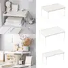 Home Closet Organizer Storage Shelf for Kitchen Rack Space Saving Makeup Organizer Wardrobe Decorative Shelves Cabinet Holders 2