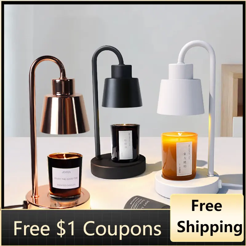 MINI Candle Wax Warmer Lamp Metal Candle Lamp Dimmable Candle Melter for Scented Candles Home