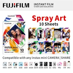 Colorful Instant Film Sheets - Available in 10, 30, or 50 Pack (Spray Art)