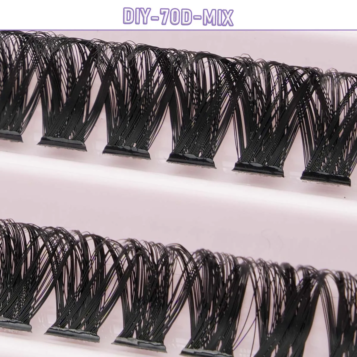 200 Bundles DIY Cluster Falsche Wimpern Set Mix Wimpernverlängerung Set Natürlich Dick 8D/120D 10 Reihen Einzelne Wimpern Make-up – Detail 11