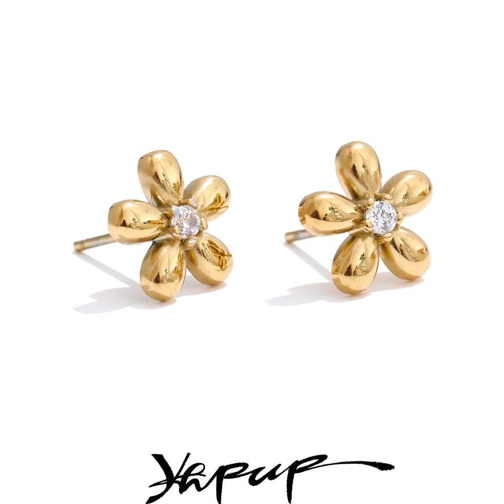 Yhpup Stainless Steel Earrings for Women