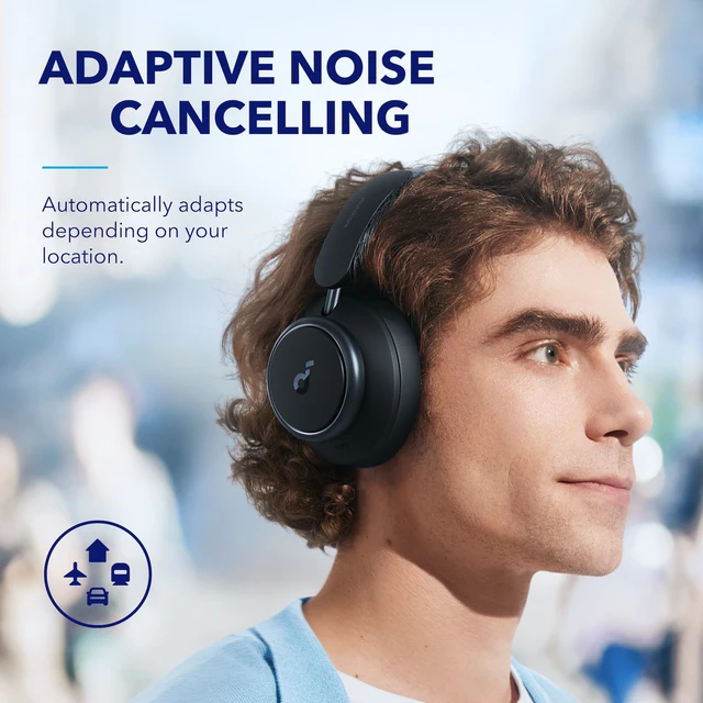 Soundcore אנקר שטח Q45 אדפטיבית רעש מבטל אוזניות אולטרה ארוך 50H למשחק App בקרת היי-Res קול Bluetooth 5.3 - Image 4