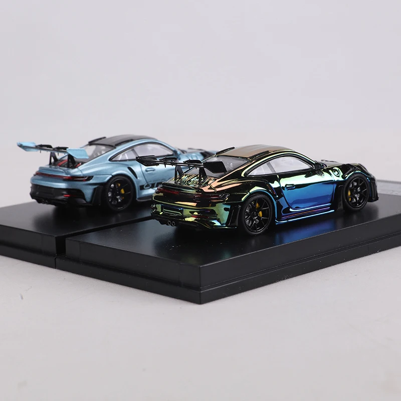 MJ 1:64 911 GT3 RS 다이캐스트 합금 시뮬레이션 자동차 모형 장난감