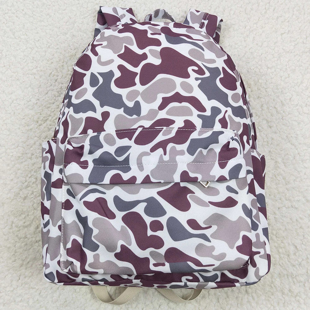 Vendita calda bambini bambini Camo zaini Match Lunch Boxes Picnic borse termiche Boutique Kids Sibling Bags Travel Gym Bag Lunchboxes 2