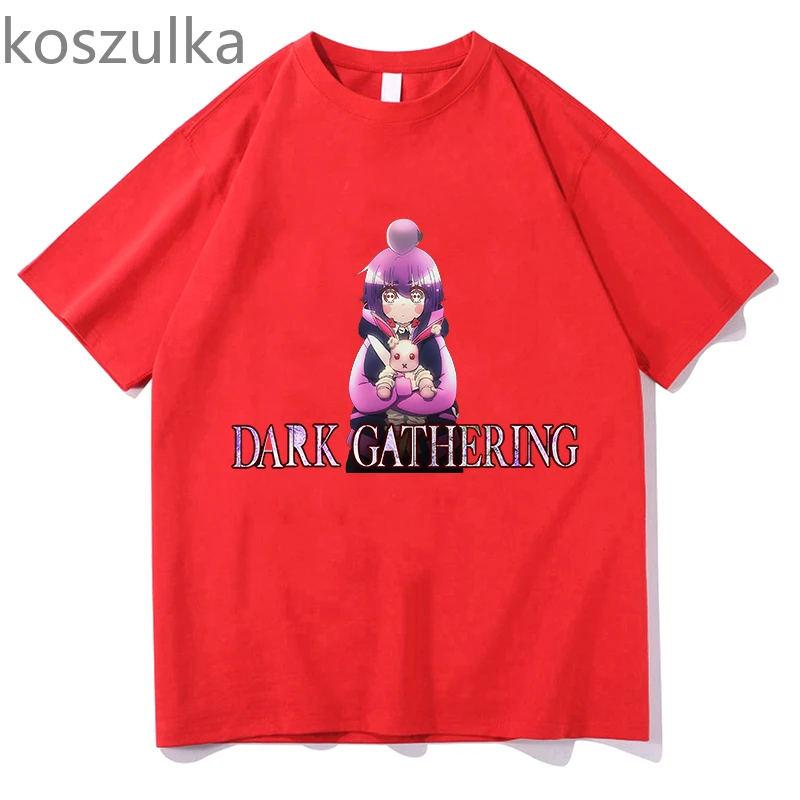 Dark Gathering T Shirt Funny Graphic Kawaii Tshirt Unisex High Quality Cartoon Cotton Men Aesthetic Harajuku Tees Shirts Clothes