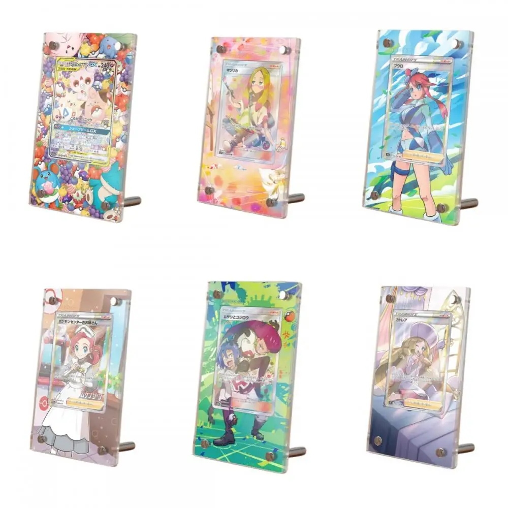 

Ptcg/Pokemon Japanese Edition Expansion Painting Second Series Acrylic Card Brick Shield Collector Card Display Stand(no cards)