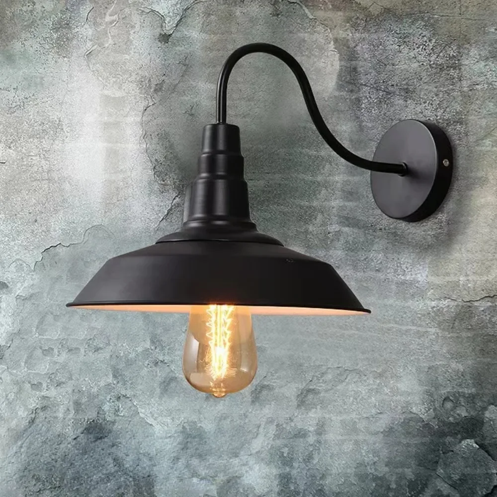 

Retro Vintage Wall Mounted Lamp Loft Industrial Rust American Style Outdoor Indoor Light Luminaire Corridor Aisel Bar Waterproof