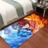 My Hero Academia Todoroki Shoto Bathroom Mat Anti-slip Absorb Water Long Strip Cushion Bedroon Mat Hotel Decor Mat 6