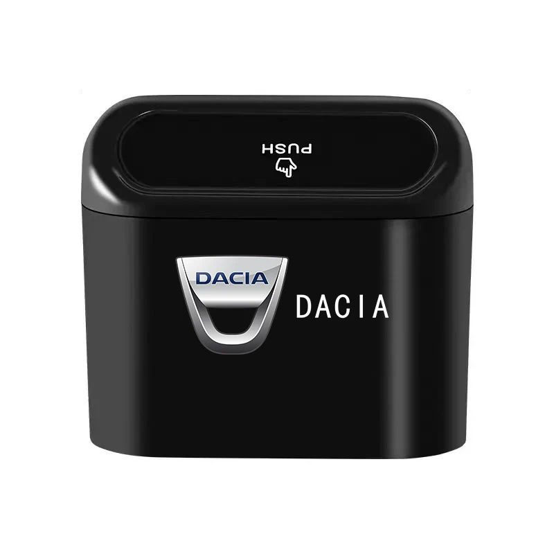 Portable Car Storage Box Car Trash Can Garbage Box Trash Bin For Dacia Duster Logan MCV Sandero Stepway Dokker Lodgy Accessories