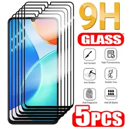 Premium 5 - Pack Tempered Glass Screen Protector Set - 5 PCS Glass (For M22)
