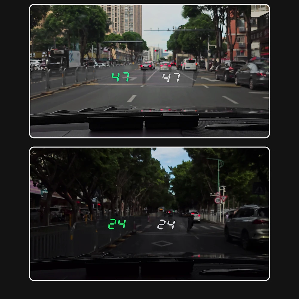 Carro HUD GPS Head Up Display, velocímetro, odômetro, velocidade digital, MPH, Universal, acessórios eletrônicos