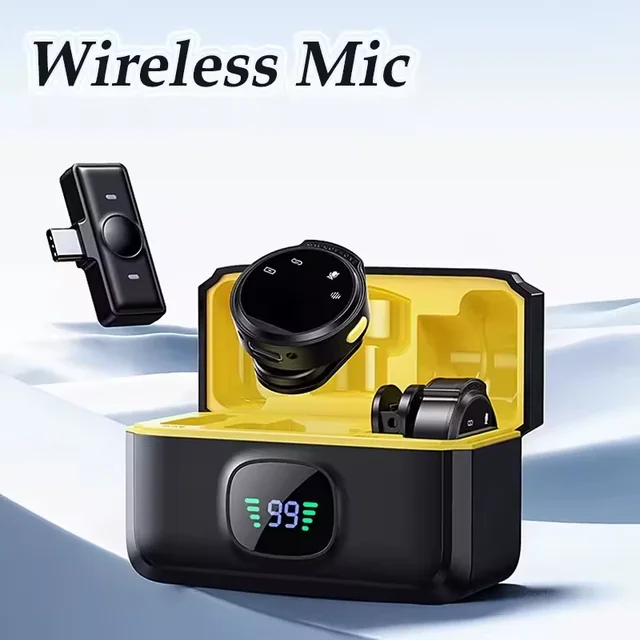 Microphone Lavalier Sans Fil XinMic Anti-Bruit pour Jeu en Direct, Mini Micro Android Type-C pour Enregistrement Extérieur, Interview, PC 3 Microphone Lavalier Sans Fil XinMic Anti-Bruit pour Jeu en Direct, Mini Micro Android Type-C pour Enregistrement Extérieur, Interview, PC 3