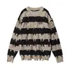 Fringe Sweater Winter Man's And Women's Hole Oversized Sweater Harajuku Lazy Autumn Wispy Leisure Lovers Pullover Men Clothes 4