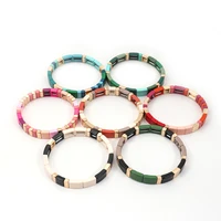 Luxury Women Girl Fashion Enamel Bangle Solid Color Bracelet Jewelry Gift Boho Jewelry Hand Accessory 4