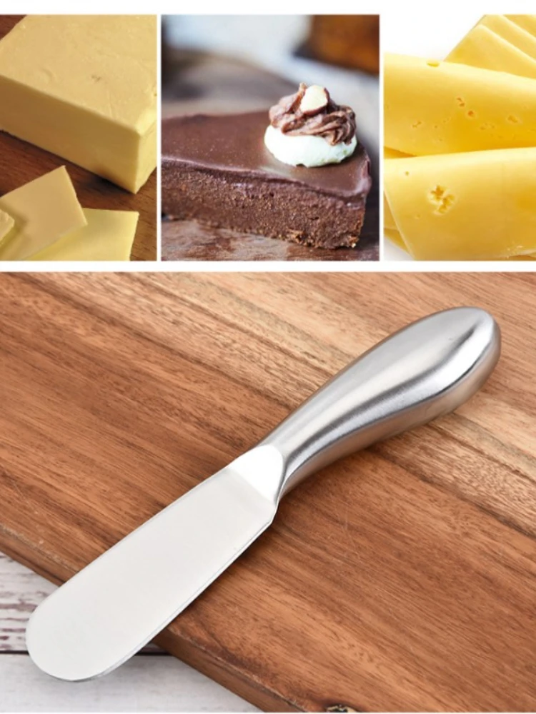 Stainless Steel Butter Knife Pizza Hole Cheese Dessert Jam Knife Cutlery Creme Knives Breakfast Kitchen Tools Toast Bread kitchen knife cutlery set cheese butter knife