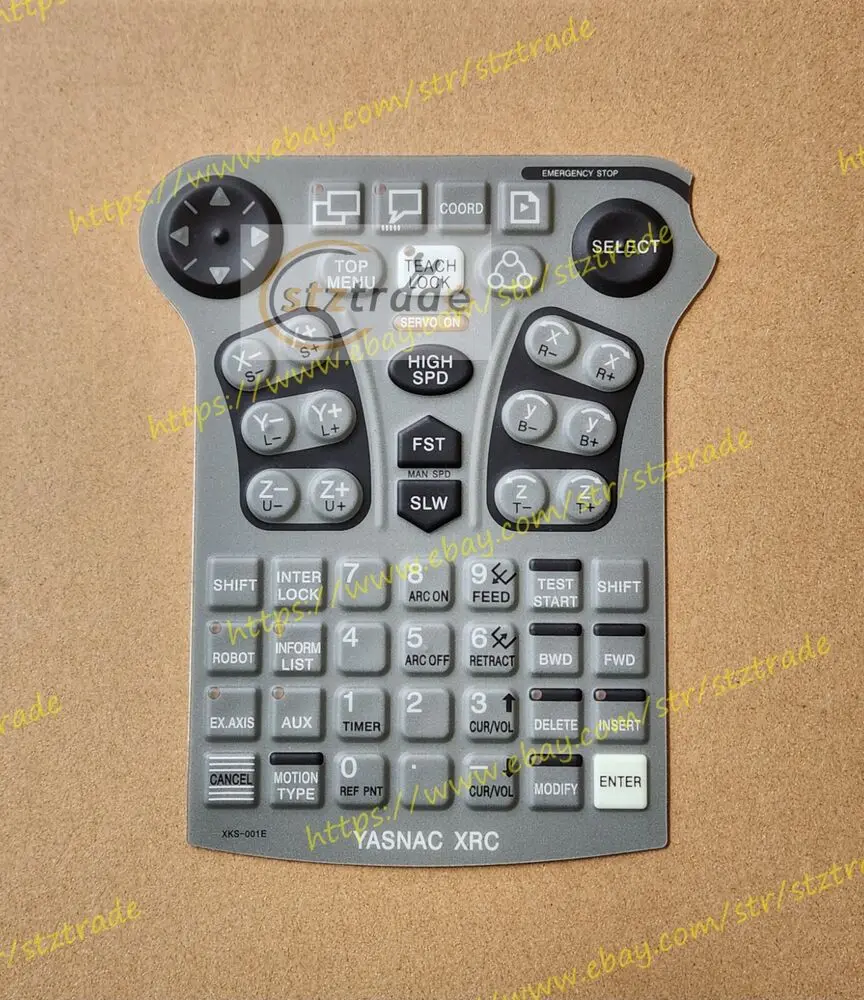 

Membrane Keypad XKS-001E for YASKAWA XRC TEACH PENDANT JZNC-XPP02B , JZNC-XPP04B