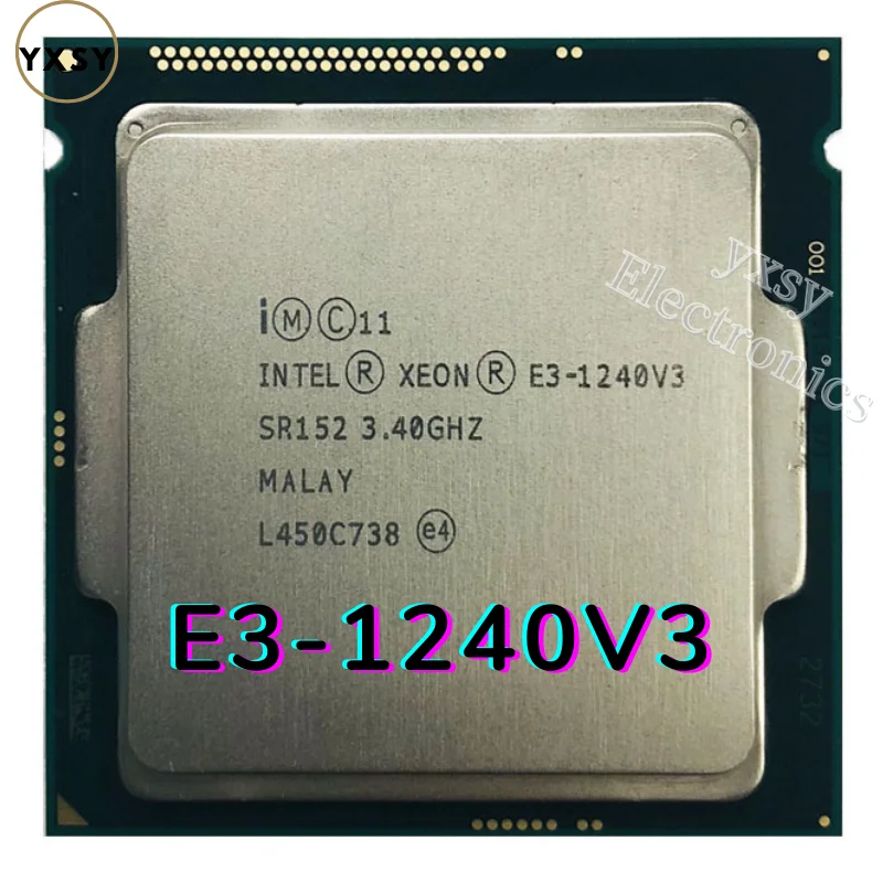 Intel Xeon E31240 V3 Processor Quadcore Lga 1150 Desktop Cpu Sr152 3