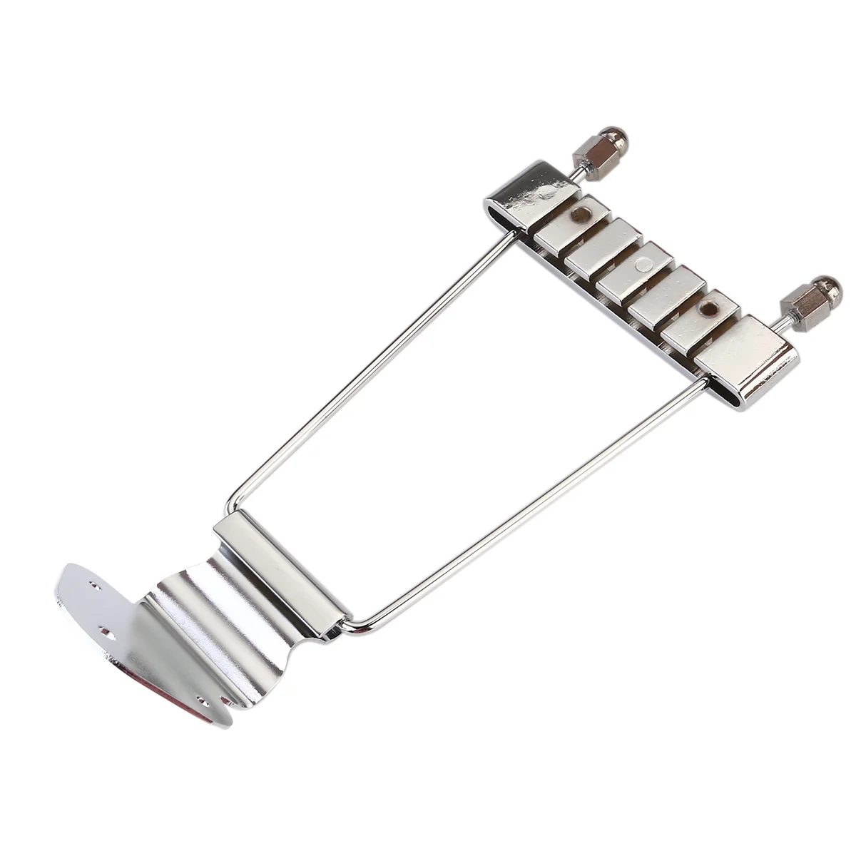 

Professional Trapeze Tailpiece for 6-string Bass Bass Guitarss (Silver)