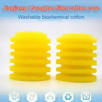 5-1pc Fish Tank Filter Built In Filter Element Yellow Cotton Core Fish Tank Replacement Sponge Pet Supplies Aquarium Accessories 2