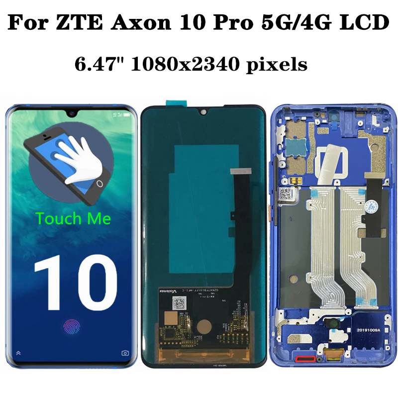 美品 ZTE Axon 10 Pro 5G SIMフリー 902ZT 中古携帯電話 スマートフォン ZTE Axon 10 Pro 5G 128GB 902ZT