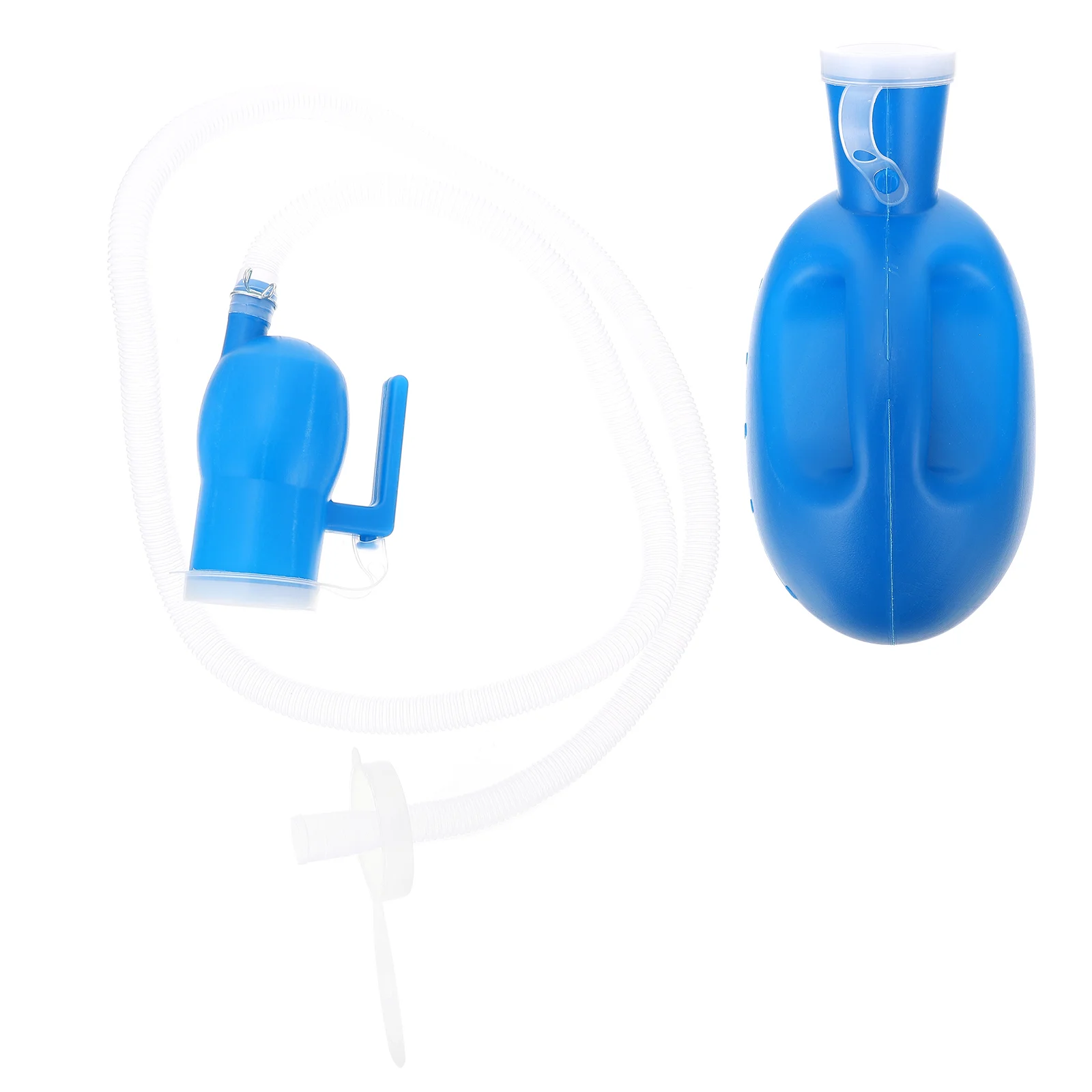 

1pc Home Chamber Pot Portable Urine Bucket 2000ml Urinal Collector with Tube