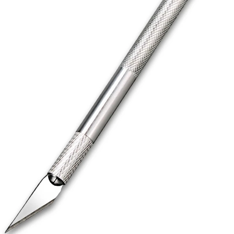 Engraving Knife Pen Knife Metal Sculpture Knife+Blades DIY Craft Clay Carving Tool Aluminum Alloy Cutter Handhold Repairing Tool