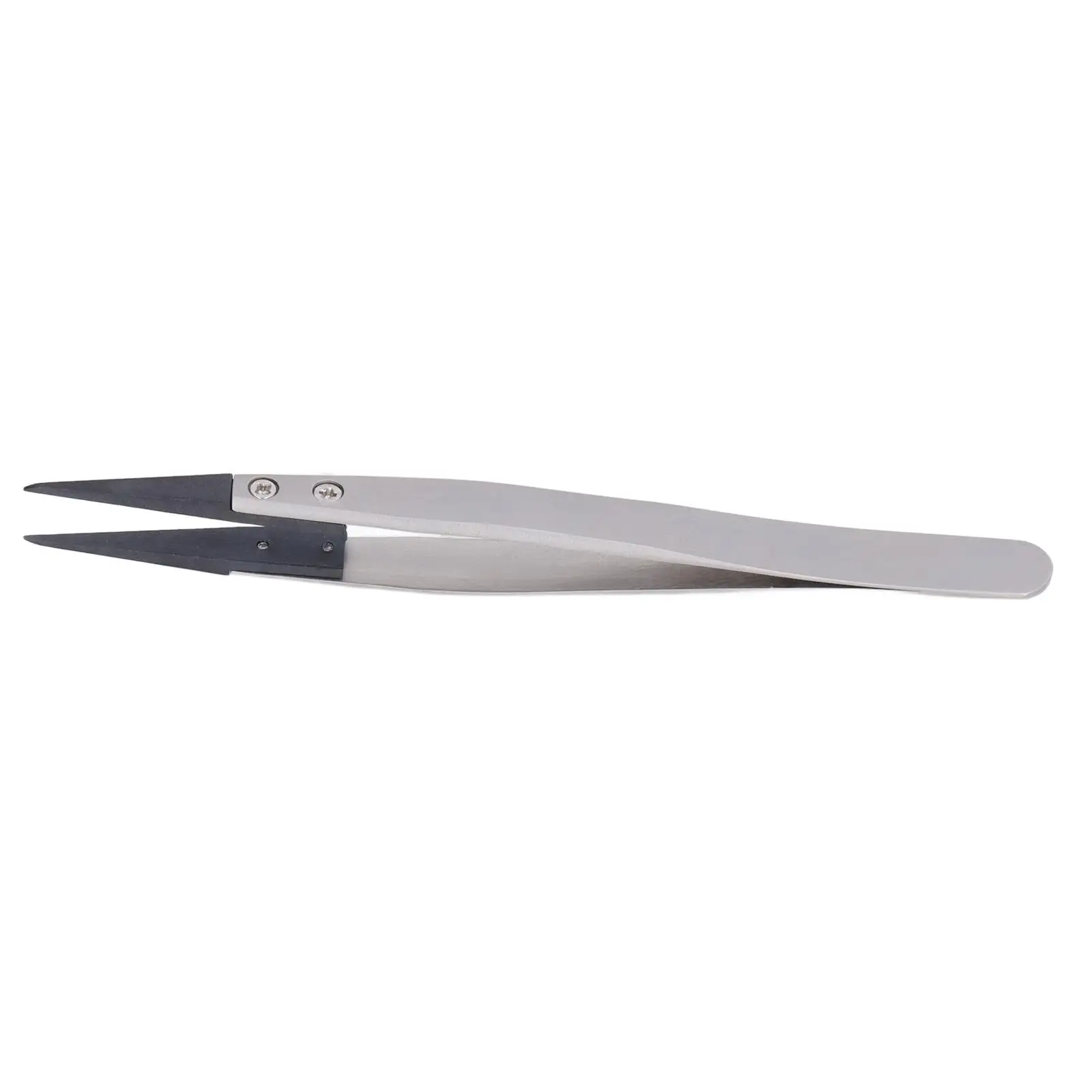 Precision Carbon Tweezers-Pointed Anti-Static Plastic Tweezers for Semiconductor Use