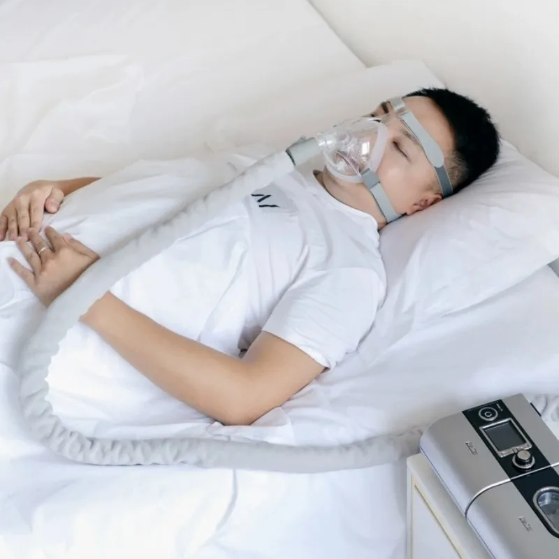 CPAP Tube Cover with Zipper for ResMed S9S10 Machine CPAP Hose Pipe Reusable Comfort Fleece Tube Insulator Super Soft Washable 3