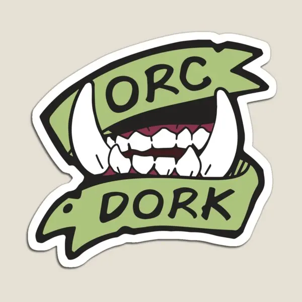 

Магнитная игрушка Orc Dork, Декор, магнитный Домашний Детский красочный держатель, наклейки, смешные детские милые наклейки для детской холодильника