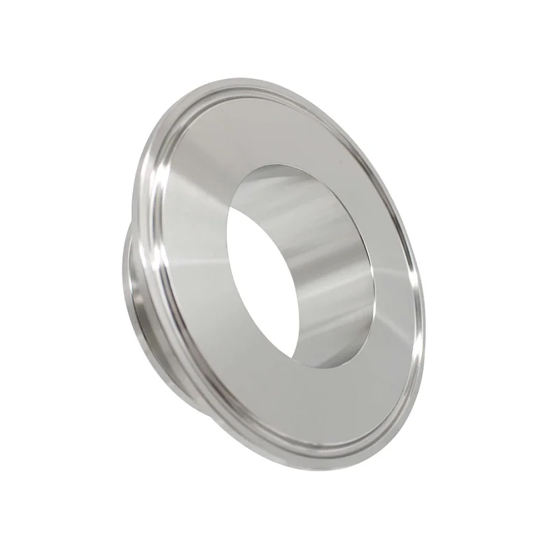 SS304 SS316L Stainless Steel Quick Fit Variable Diameter Sanitary Food Grade Blanking Plate Clamp Size Adapter