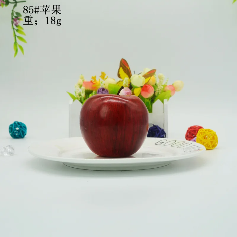시뮬레이션 레드 그라운드 체리 뱀 과일, 인공 맛 레드 애플 모델, 가짜 과일 플레이트 장식, 휴일 소품
