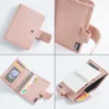 Moterm Regular A8 / M5 Size Rings Planner Pebbled Grain Cowhide 5-hole Mini Notebook with 15 MM Rings Organizer Journey Diary 2