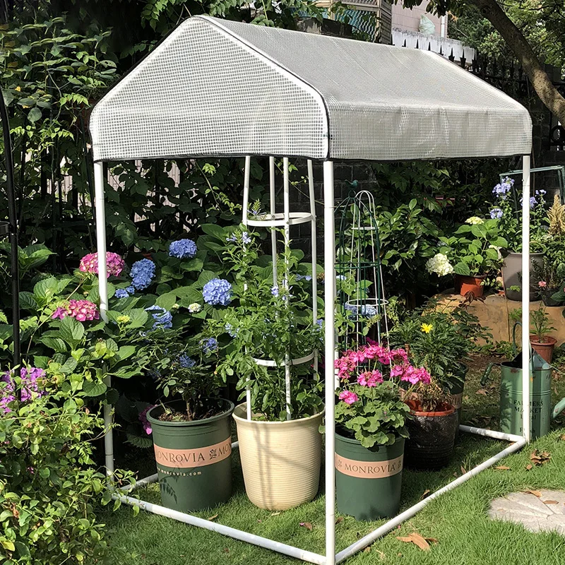 Walk In Household Garden Greenhouses Indoor Vegetable Outdoor Solar Garden Greenhouse Cold-proof and Rain-proof Buildings