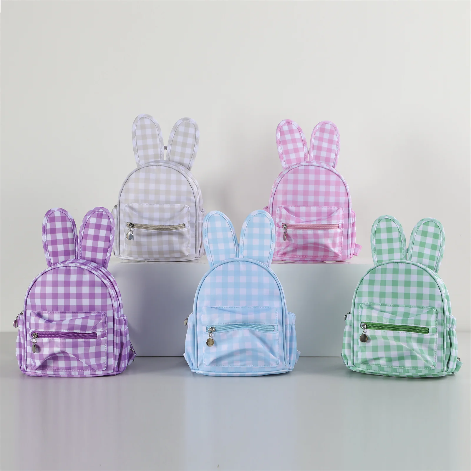Fashion Rabbit Ears Backpack Kid's Backpack Easter Mini Rabbit Bag Children's Shoulder Bag Tide Child Girl Purse Bag 1