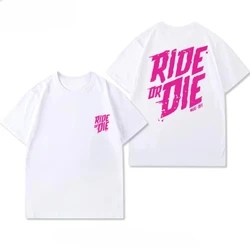 Unisex Summer Cotton Ride or Die Cycling T - Shirt - XXXL (1)