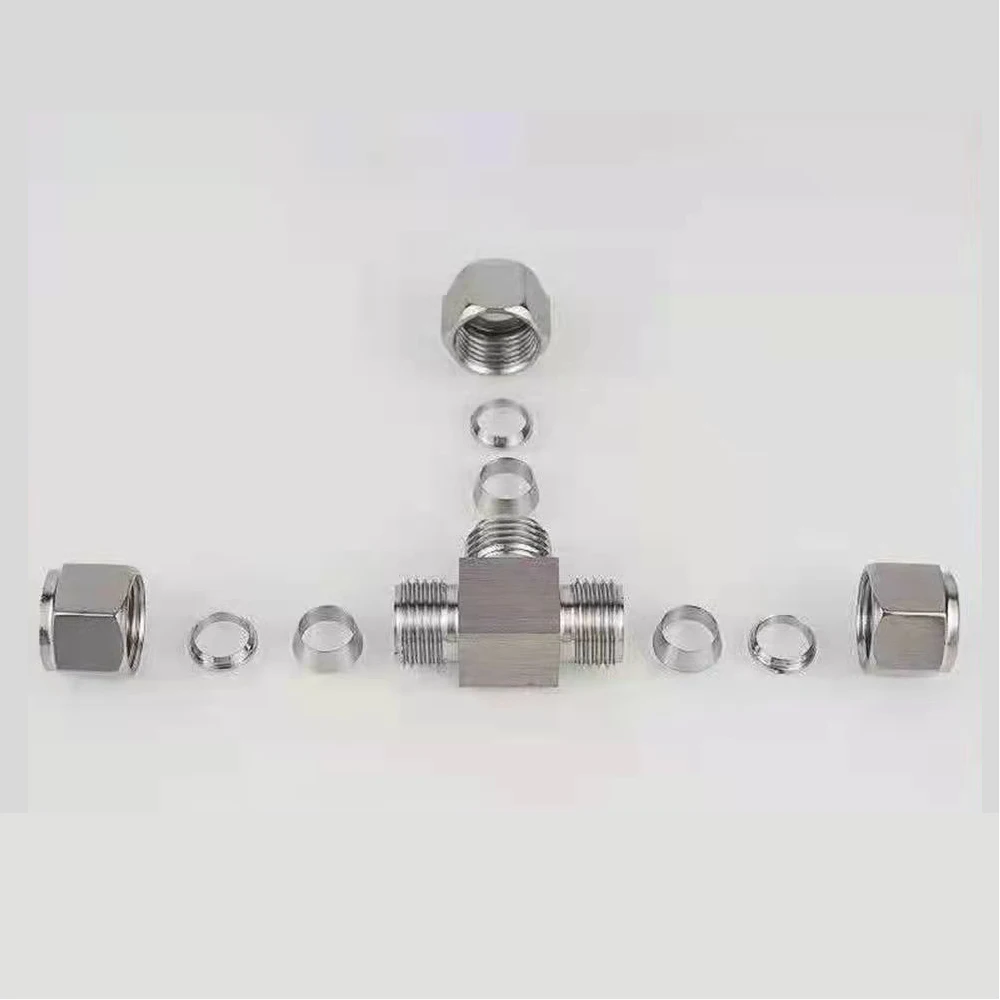 High Pressure 3/8" 9.52mm Non-Slip Lock Quick Connector Tee Elbow Straight Joint Nozzles Seat Misting System Fittings 2