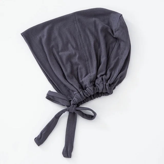 82 couleurs cravate dos sous-embouts mode femmes intérieur Hijab casquette musulmane Bonnet plaine islamique coton Spandex Jersey DEW sous-écharpe
