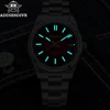 ADDIESDIVE Watch New AD2071 Top Brand Sappire Green Gradient Dial Luxury NH35 Automatic Watch Waterproof 100m Leisure Men Watch 6