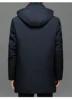 2024 Men Thick Winter Big Fur Collar Warm Parka Waterproof Windproof NEW -40 Degrees Top Quality White Duck Down Jacket 4