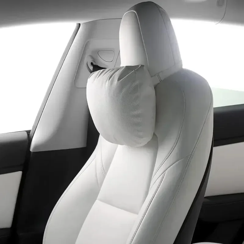 Komfortables Kopfstützen-Nackenkissen für Tesla Model 3, Model Y, Juniper, Model S, Model X, Reisezubehör, Auto-Nackenkissen-Stütze – Detail 10