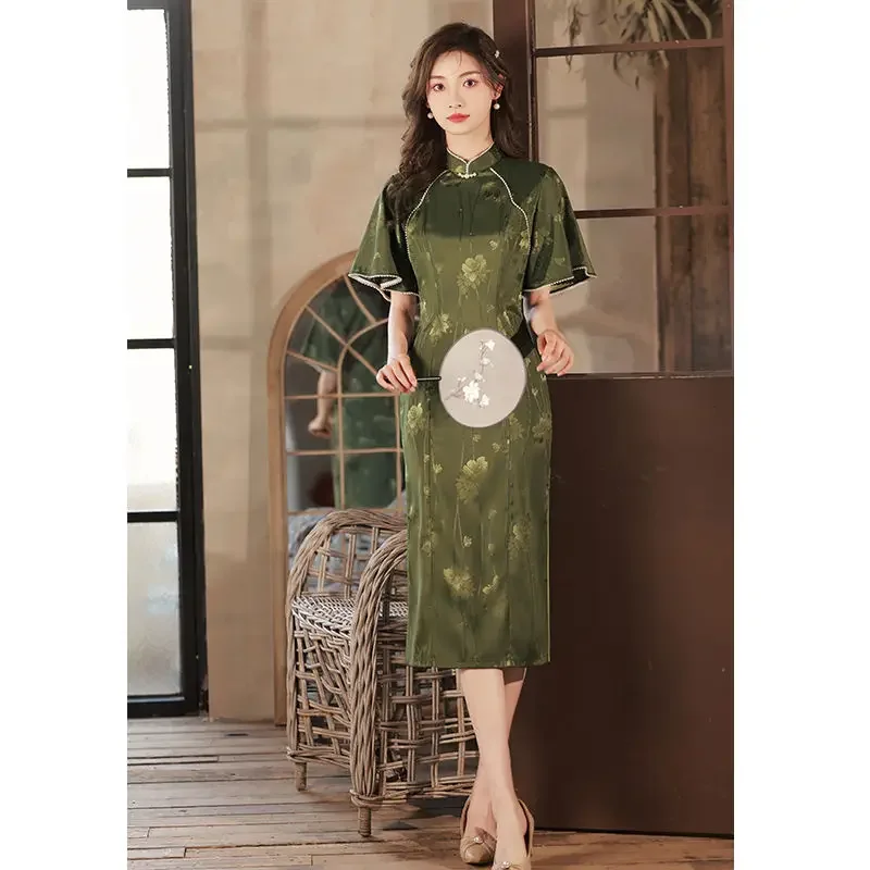  ׸ Cheongsam 2022 ο ǳ       巹 ҳ   Qipao 巹