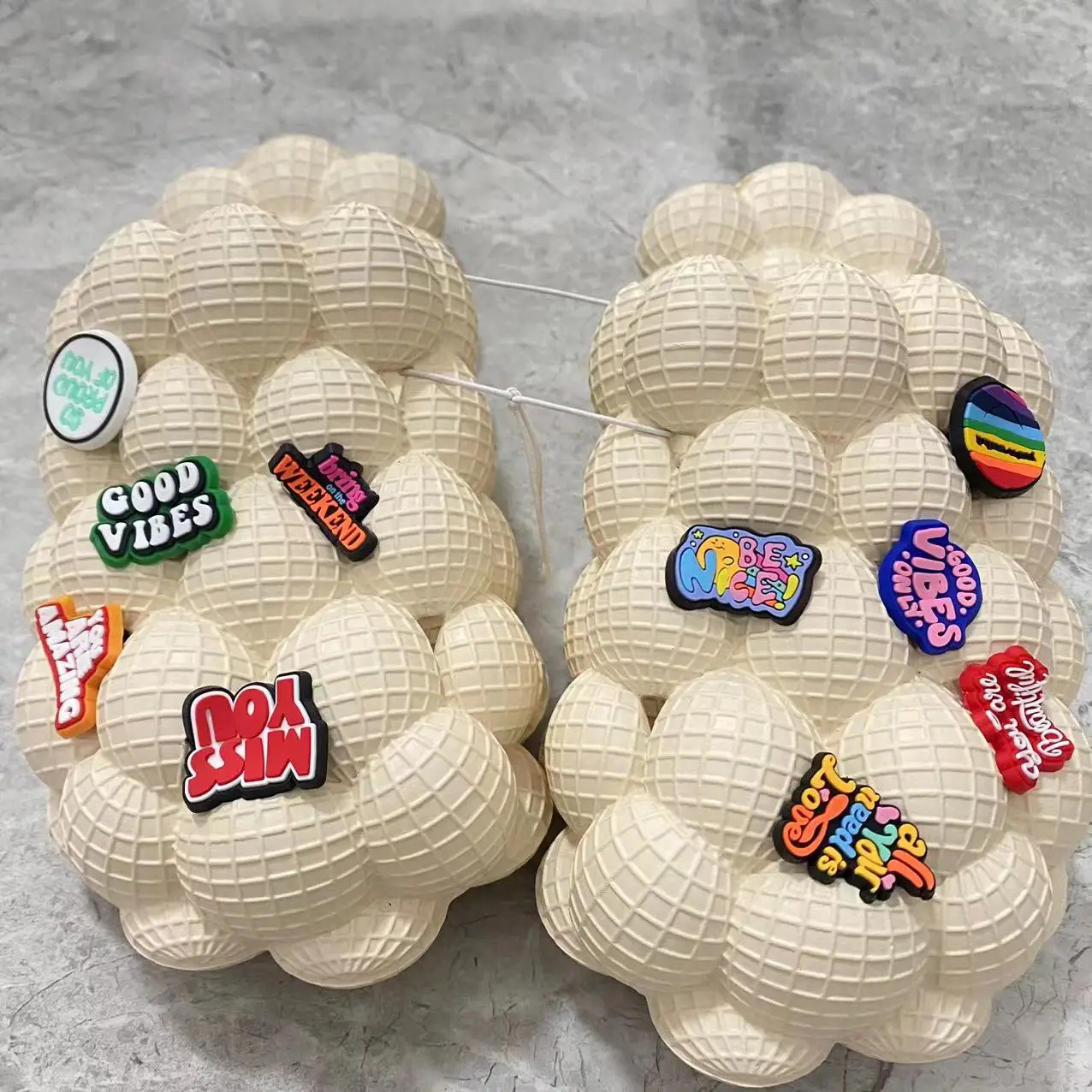 Beige charms 3